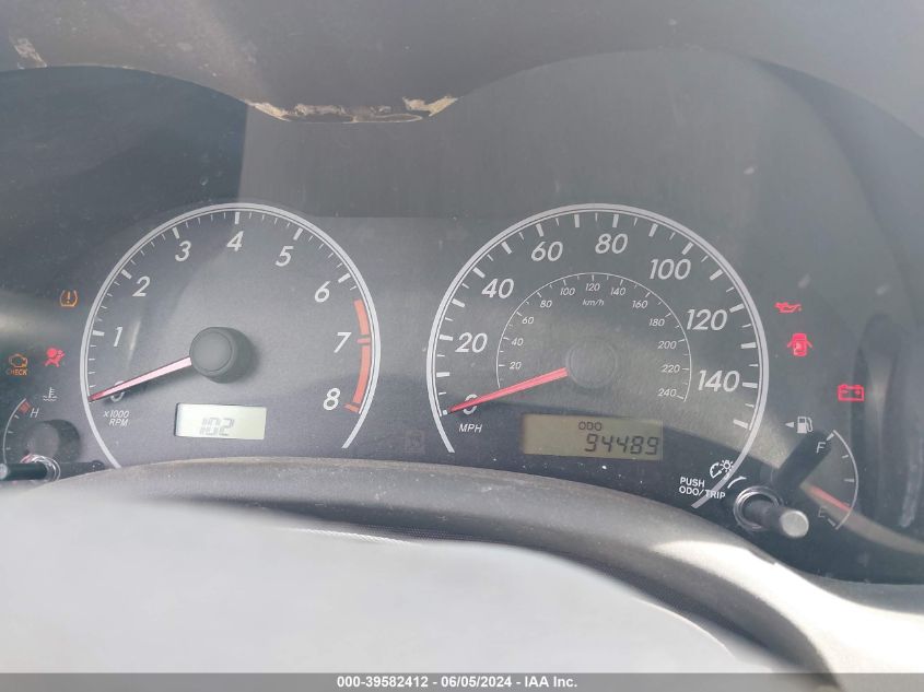 2009 Toyota Corolla VIN: 1NXBU40E29Z118648 Lot: 39582412