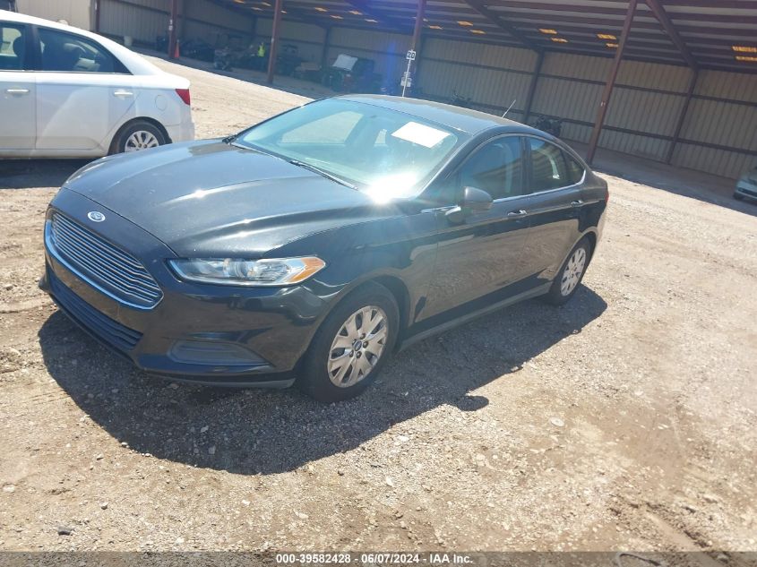 2013 FORD FUSION S - 3FA6P0G73DR265516