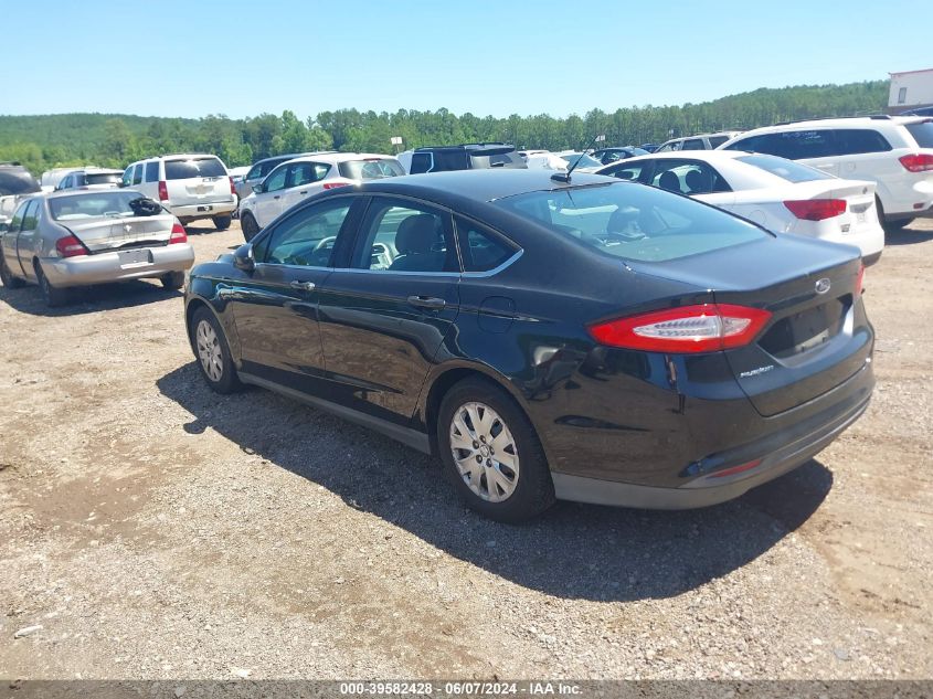 2013 FORD FUSION S - 3FA6P0G73DR265516