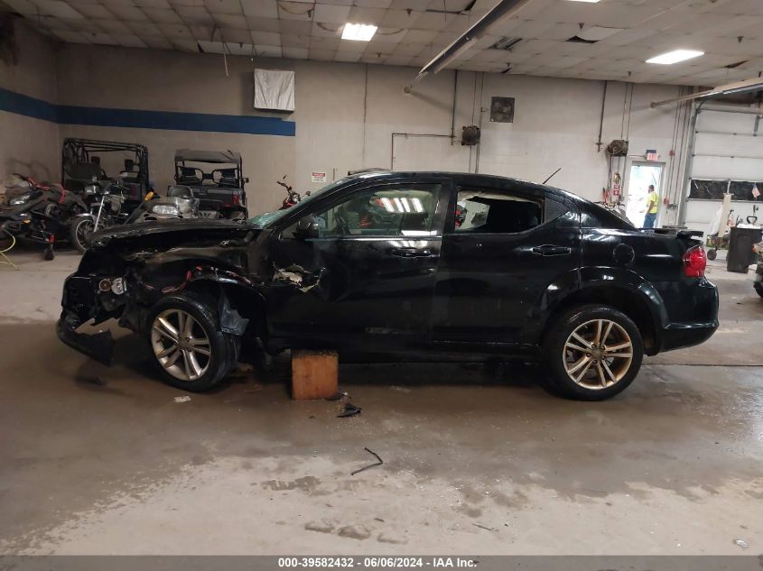 2012 Dodge Avenger Sxt Plus VIN: 1C3CDZEG4CN255080 Lot: 39582432