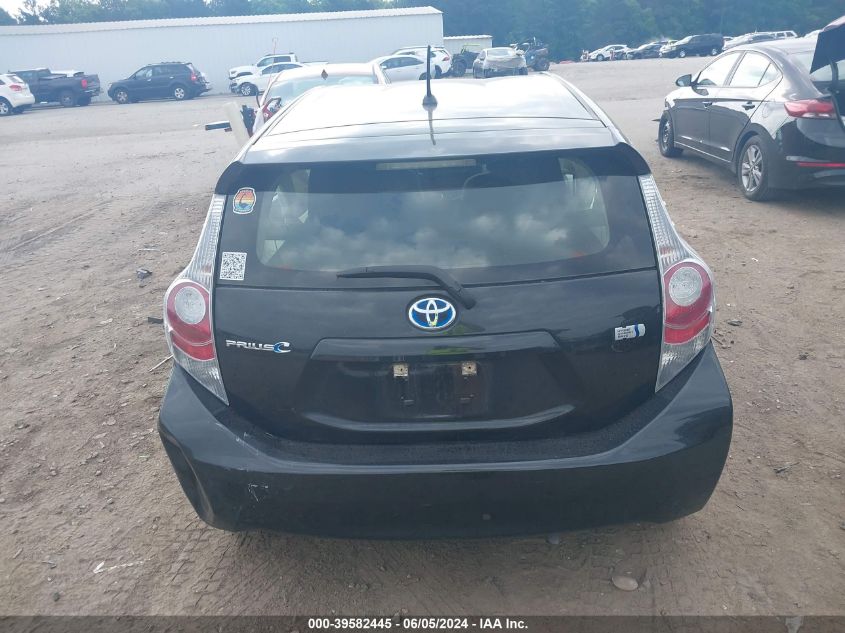 2012 Toyota Prius C Two VIN: JTDKDTB30C1527671 Lot: 39582445