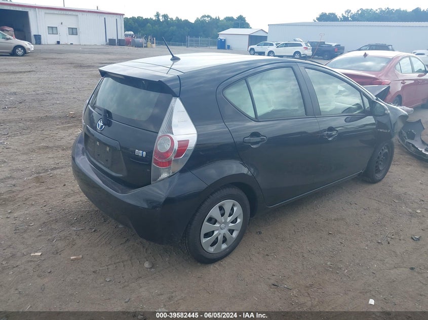 2012 Toyota Prius C Two VIN: JTDKDTB30C1527671 Lot: 39582445