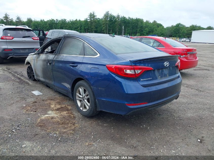 2016 Hyundai Sonata Se VIN: 5NPE24AF7GH377951 Lot: 39582450