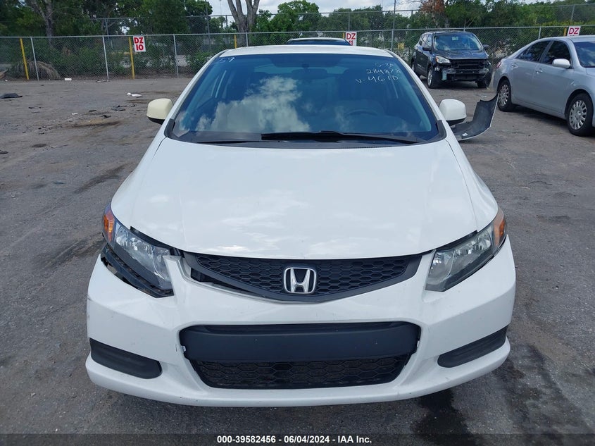 2012 Honda Civic Lx VIN: 2HGFG3B58CH534610 Lot: 39582456