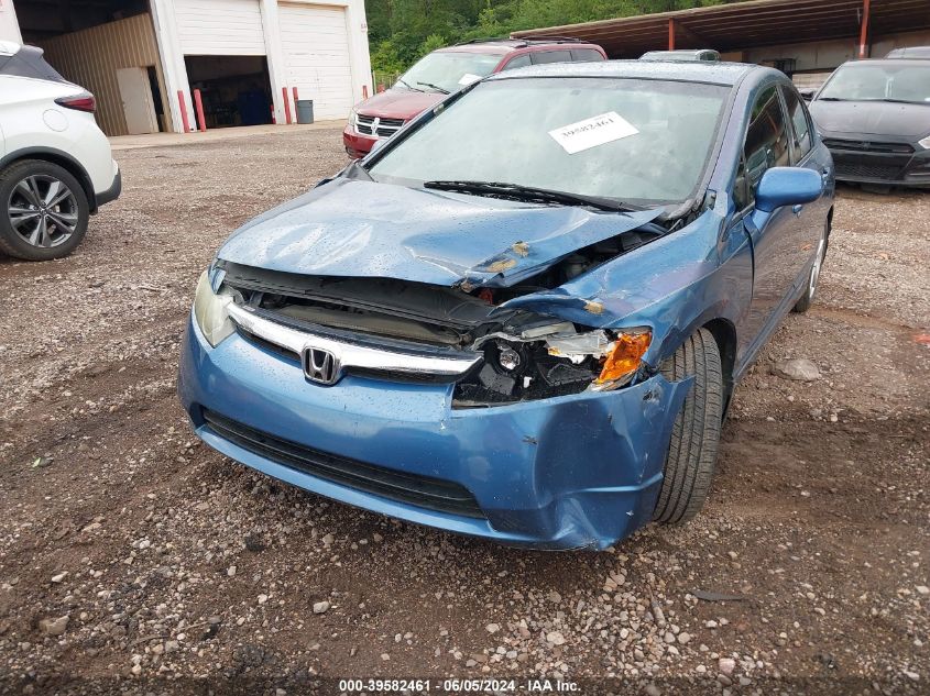 2008 Honda Civic Lx VIN: 2HGFA15588H506816 Lot: 39582461