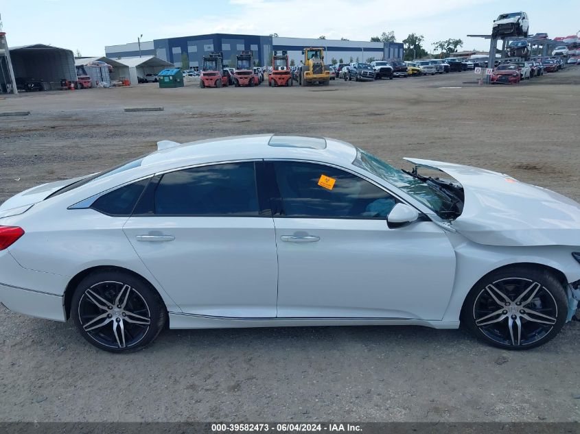 2022 Honda Accord Touring VIN: 1HGCV2F92NA005459 Lot: 39582473