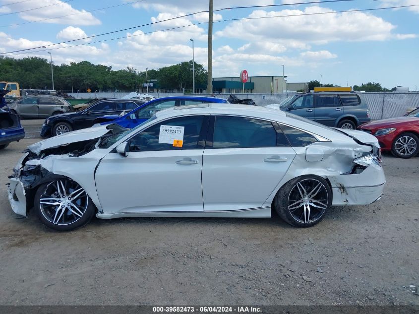 2022 Honda Accord Touring VIN: 1HGCV2F92NA005459 Lot: 39582473