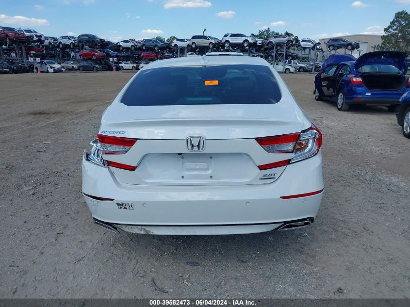 2022 Honda Accord Touring VIN: 1HGCV2F92NA005459 Lot: 39582473