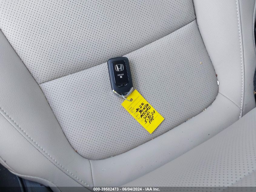 2022 Honda Accord Touring VIN: 1HGCV2F92NA005459 Lot: 39582473