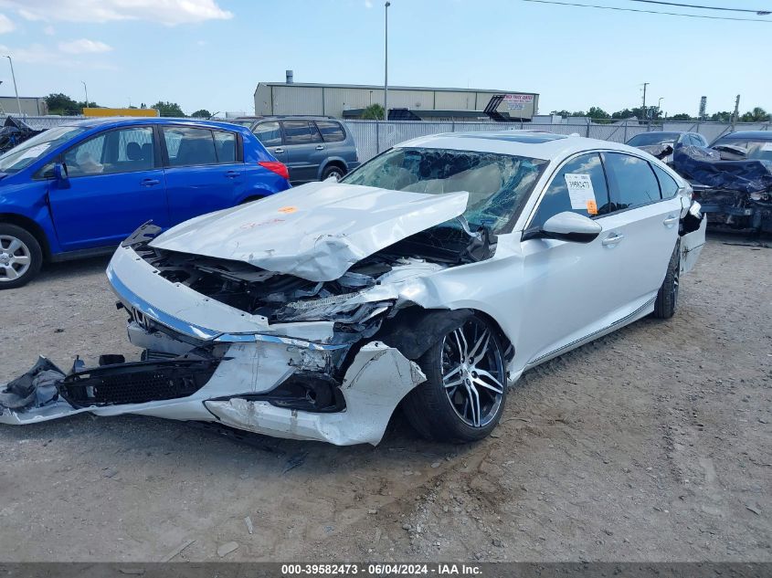 2022 Honda Accord Touring VIN: 1HGCV2F92NA005459 Lot: 39582473