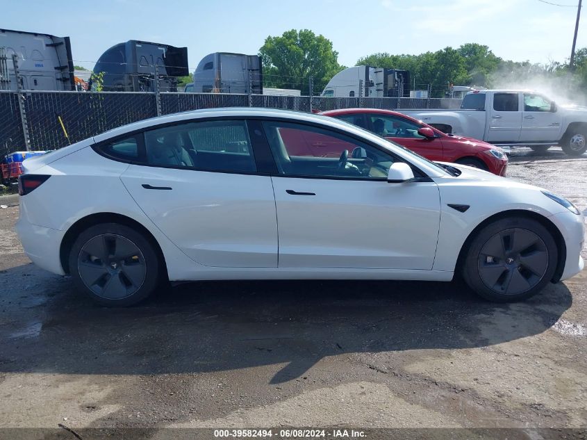 2021 Tesla Model 3 Long Range Dual Motor All-Wheel Drive VIN: 5YJ3E1EB3MF068623 Lot: 39582494