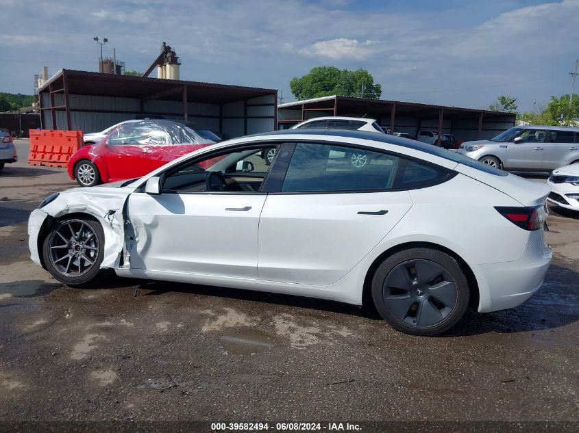 2021 Tesla Model 3 Long Range Dual Motor All-Wheel Drive VIN: 5YJ3E1EB3MF068623 Lot: 39582494