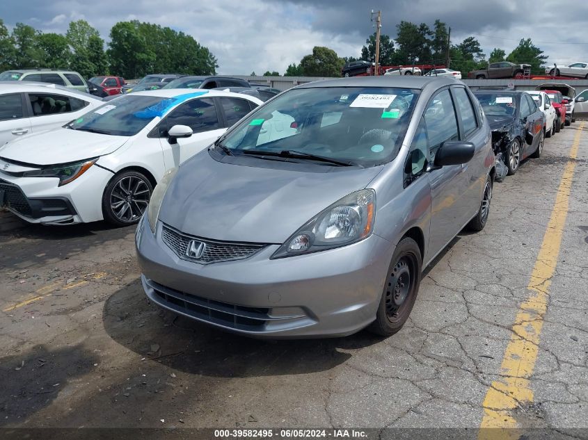 2010 Honda Fit VIN: JHMGE8H25AS003808 Lot: 39582495