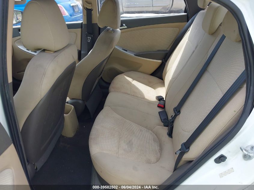 2013 Hyundai Accent Gls VIN: KMHCT4AEXDU396258 Lot: 39582502