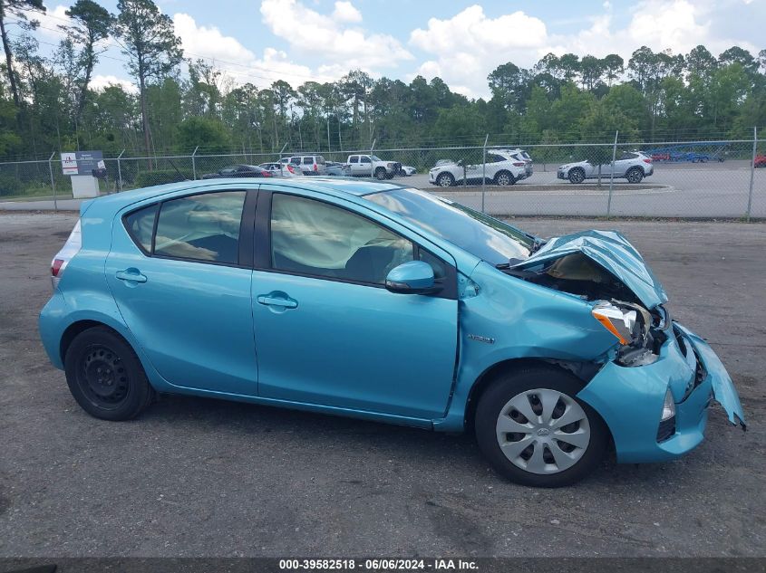 2013 Toyota Prius C Two VIN: JTDKDTB32D1048296 Lot: 39582518