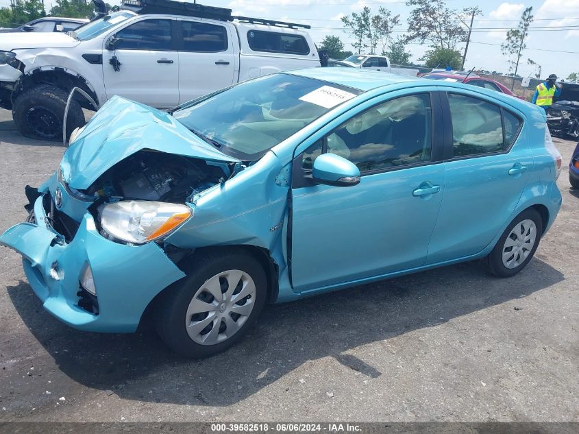 2013 Toyota Prius C Two VIN: JTDKDTB32D1048296 Lot: 39582518