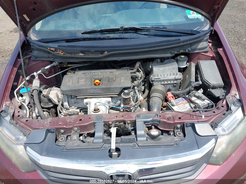 2012 Honda Civic Lx VIN: 19XFB2F53CE321898 Lot: 39582527