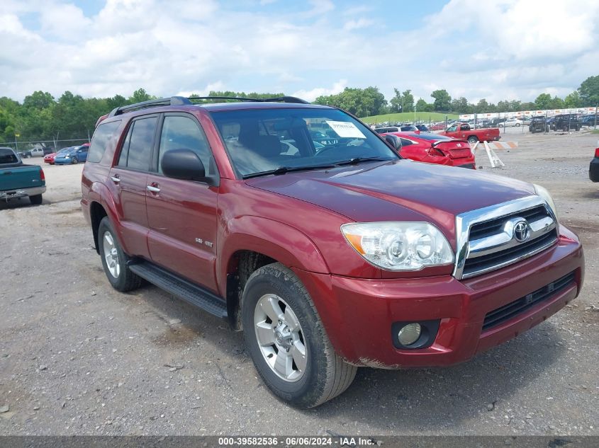 2006 Toyota 4Runner Sr5 V6 VIN: JTEBU14R568062205 Lot: 39582536