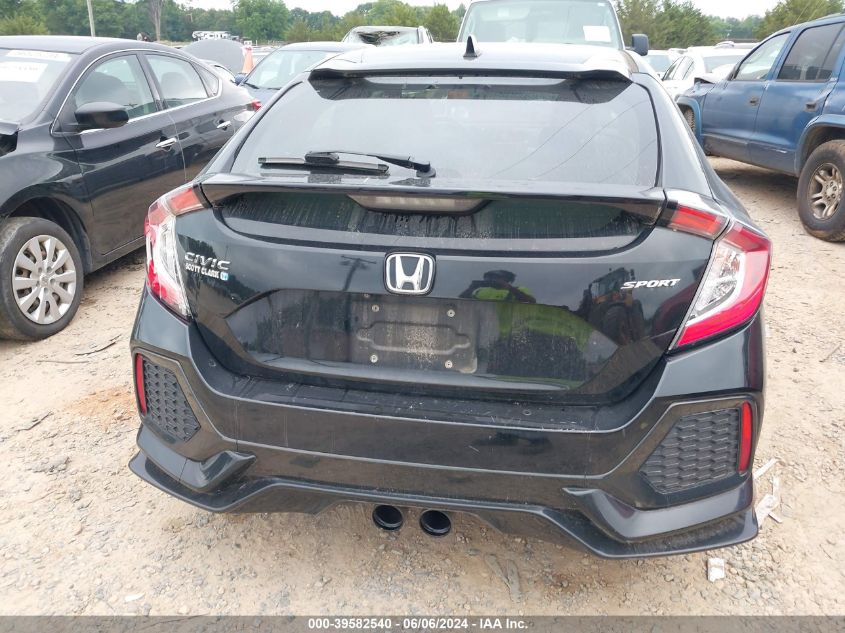 2018 Honda Civic Sport VIN: SHHFK7H42JU205020 Lot: 39582540