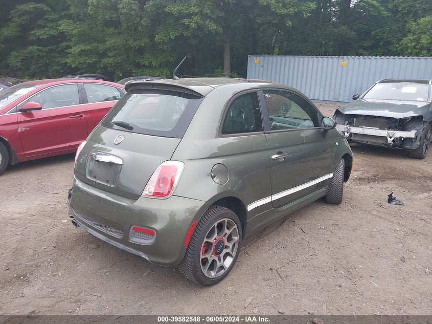 2012 Fiat 500 Sport VIN: 3C3CFFBR2CT371070 Lot: 39582548