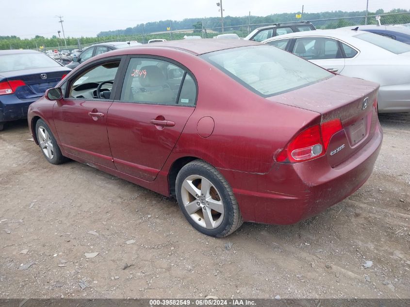 2008 Honda Civic Ex VIN: 1HGFA16818L083069 Lot: 39582549