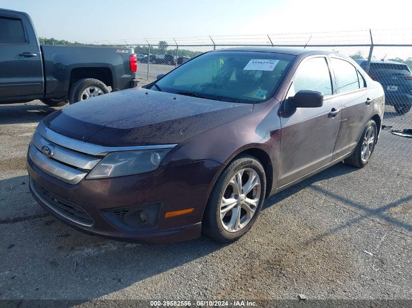 2012 Ford Fusion Se VIN: 3FAHP0HA0CR427944 Lot: 39582556