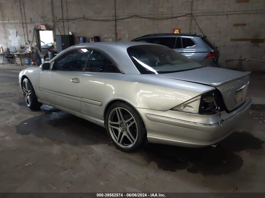 2005 Mercedes-Benz Cl 500 VIN: WDBPJ75J85A045824 Lot: 39582574