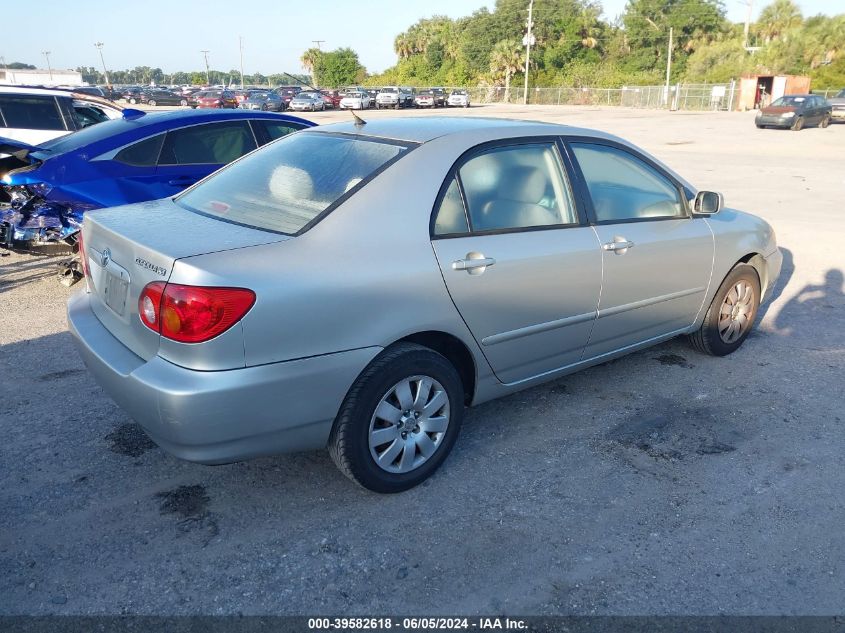 2004 Toyota Corolla Le VIN: 2T1BR38E84C245379 Lot: 39582618