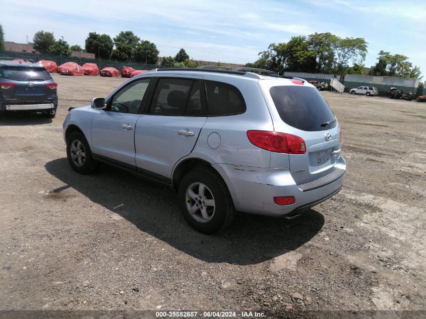 2007 Hyundai Santa Fe Gls VIN: 5NMSG13D97H128157 Lot: 39582657