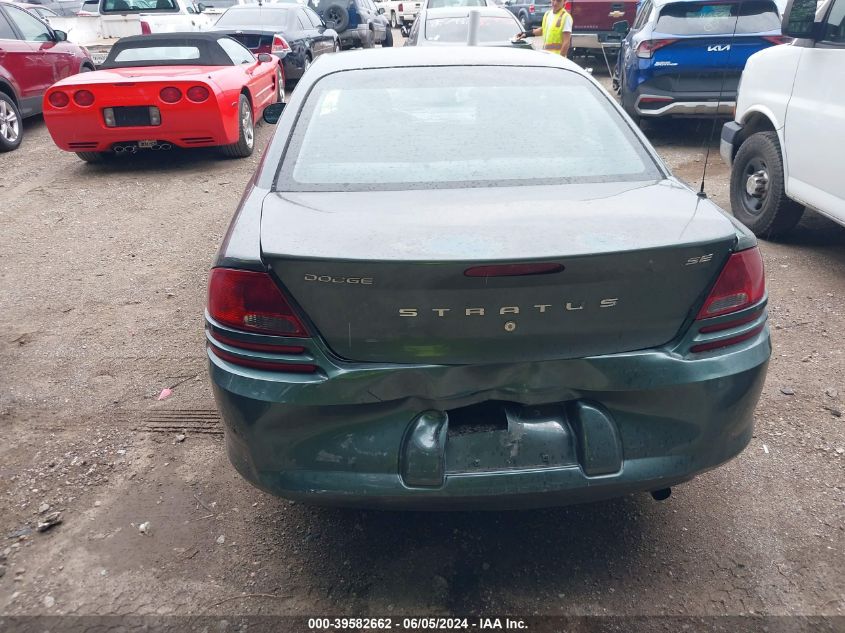 2003 Dodge Stratus Se VIN: 1B3EL36X73N516917 Lot: 39582662