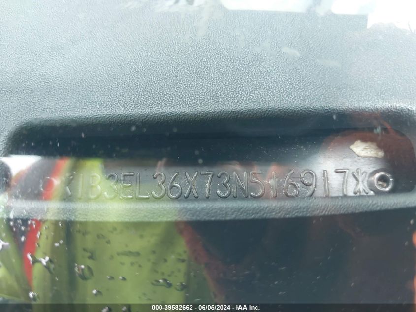 2003 Dodge Stratus Se VIN: 1B3EL36X73N516917 Lot: 39582662