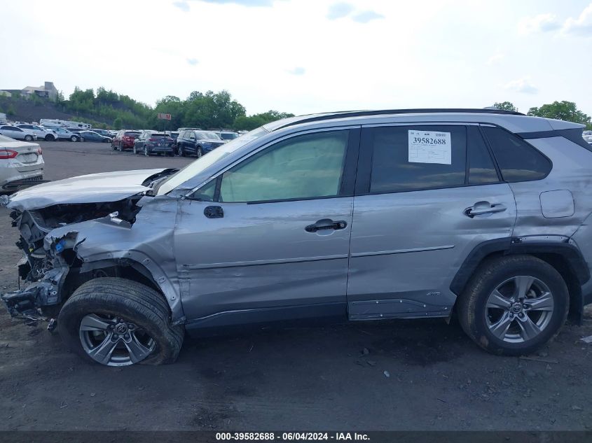 2022 Toyota Rav4 Le Hybrid VIN: JTMLWRFV4ND563619 Lot: 39582688