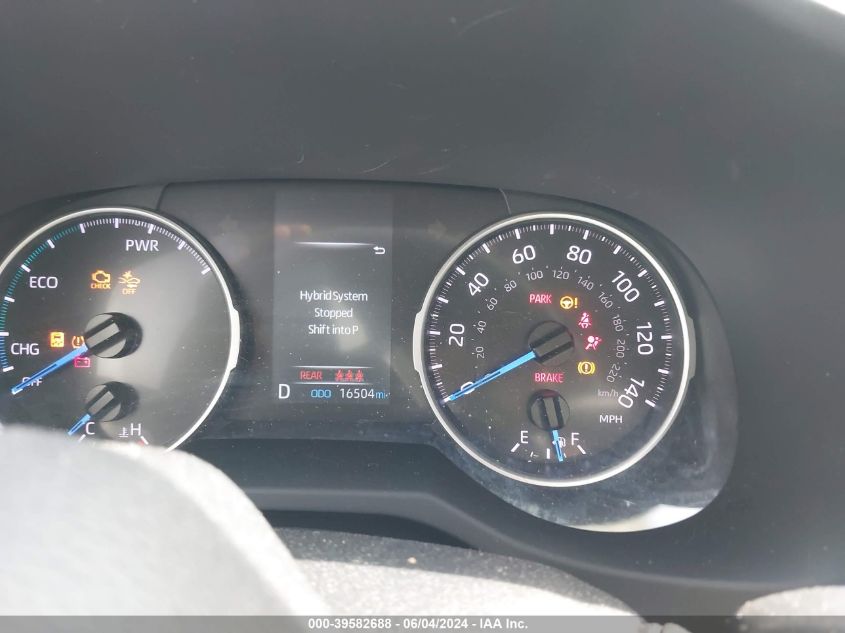 2022 Toyota Rav4 Le Hybrid VIN: JTMLWRFV4ND563619 Lot: 39582688