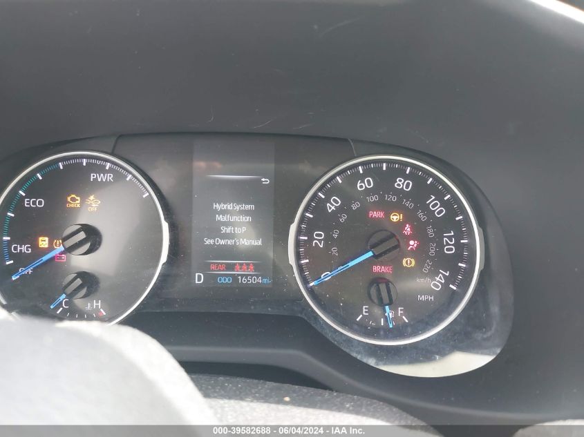 2022 Toyota Rav4 Le Hybrid VIN: JTMLWRFV4ND563619 Lot: 39582688