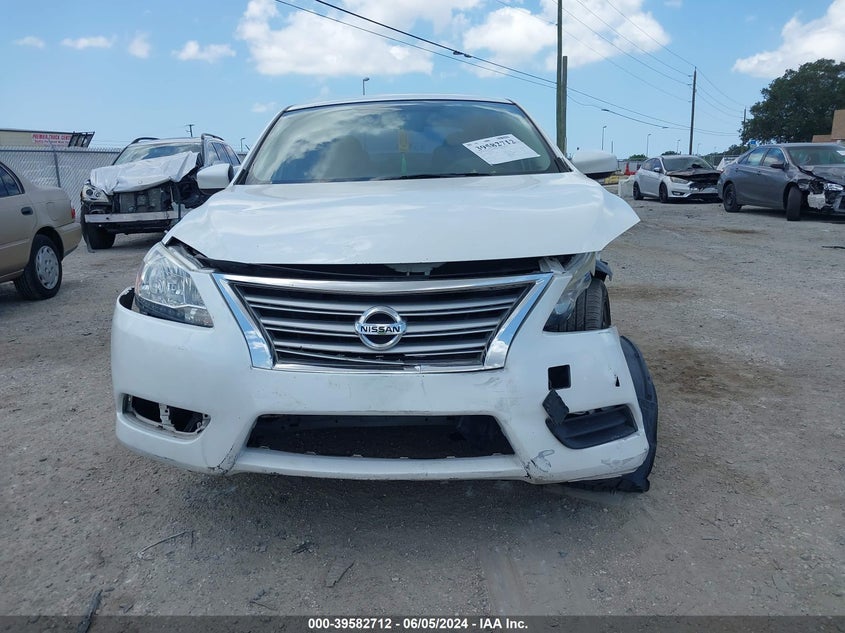 2014 Nissan Sentra Fe+ S/Fe+ Sv/S/Sl/Sr/Sv VIN: 3N1AB7AP9EL650008 Lot: 39582712