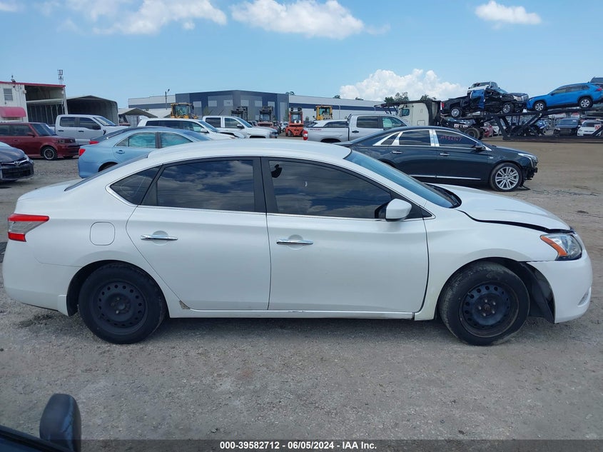 2014 Nissan Sentra Fe+ S/Fe+ Sv/S/Sl/Sr/Sv VIN: 3N1AB7AP9EL650008 Lot: 39582712
