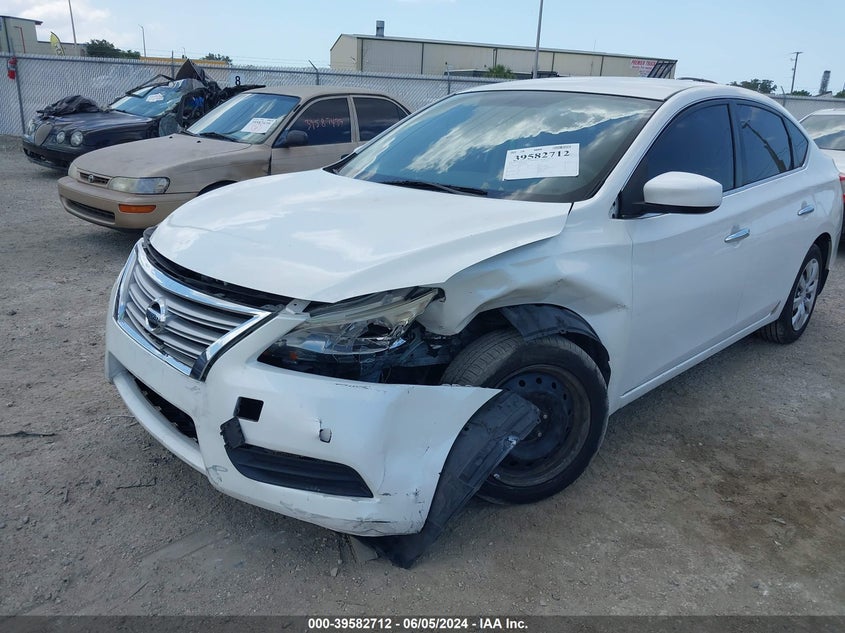 2014 Nissan Sentra Fe+ S/Fe+ Sv/S/Sl/Sr/Sv VIN: 3N1AB7AP9EL650008 Lot: 39582712