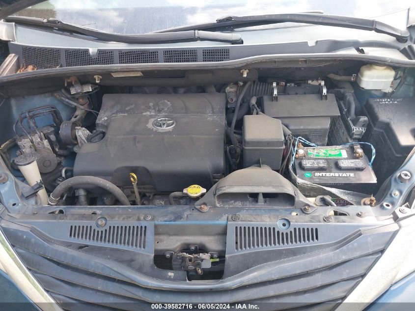 2011 Toyota Sienna Le V6 VIN: 5TDKK3DC2BS012370 Lot: 39582716