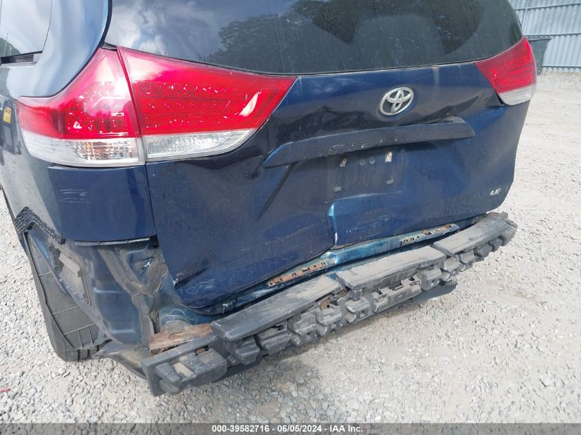 2011 Toyota Sienna Le V6 VIN: 5TDKK3DC2BS012370 Lot: 39582716