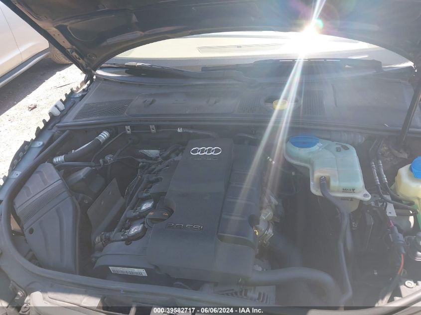 2008 Audi A4 2.0T VIN: WAUAF48H78K002796 Lot: 39582717