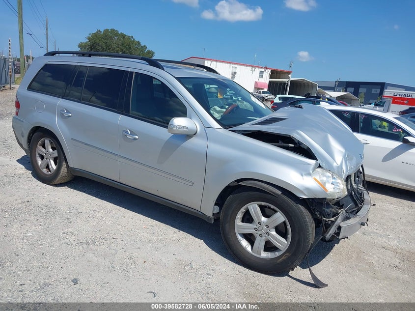 2007 Mercedes-Benz Gl 450 4Matic VIN: 4JGBF71E27A183735 Lot: 39582728