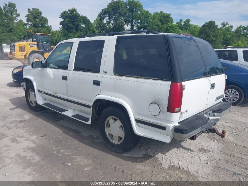 1996 Chevrolet Tahoe K1500 VIN: 1GNEK13R6TJ357625 Lot: 39582735