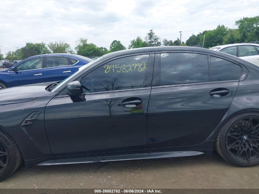 2021 BMW M3 Competition VIN: WBS33AY05MFK77995 Lot: 39582782