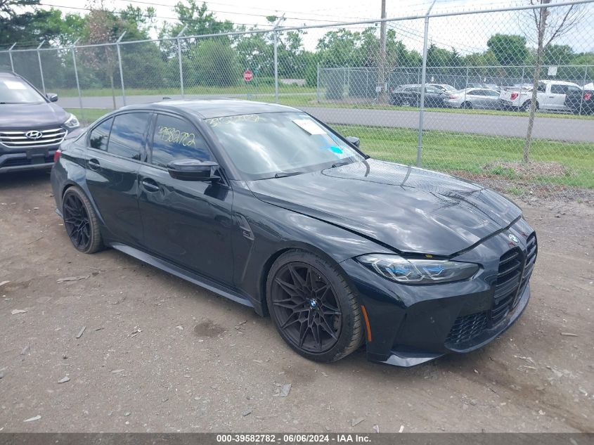 2021 BMW M3 Competition VIN: WBS33AY05MFK77995 Lot: 39582782