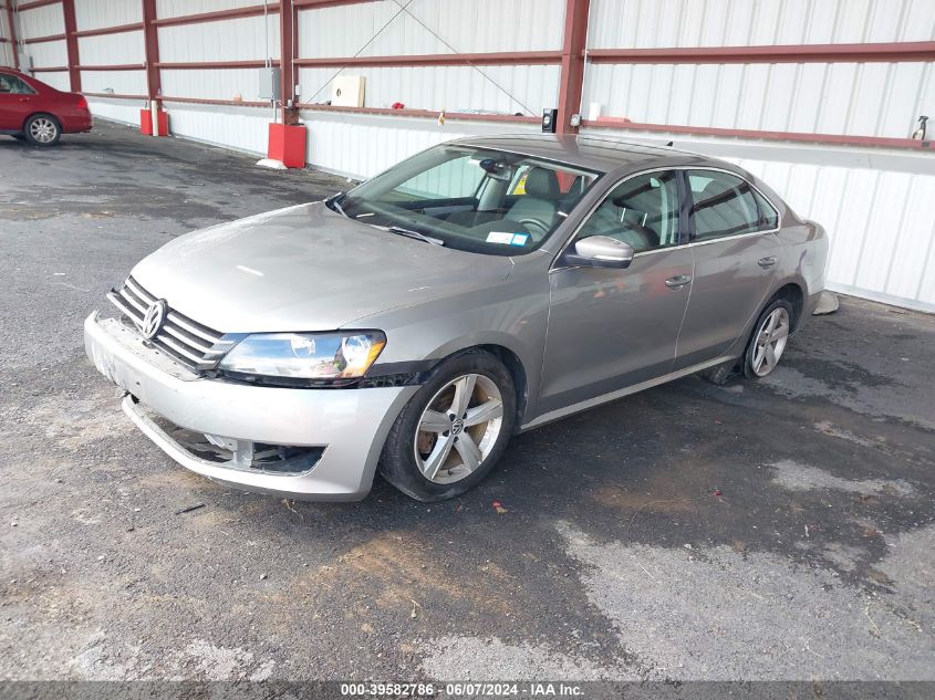 2012 Volkswagen Passat 2.5L Se VIN: 1VWBP7A38CC002908 Lot: 39582786