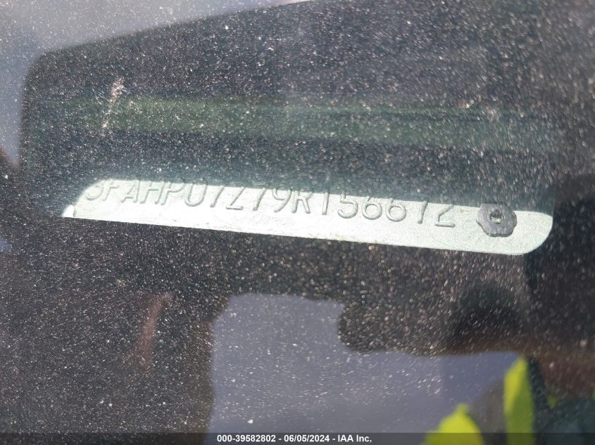 2009 Ford Fusion Se VIN: 3FAHP07Z79R156672 Lot: 39582802