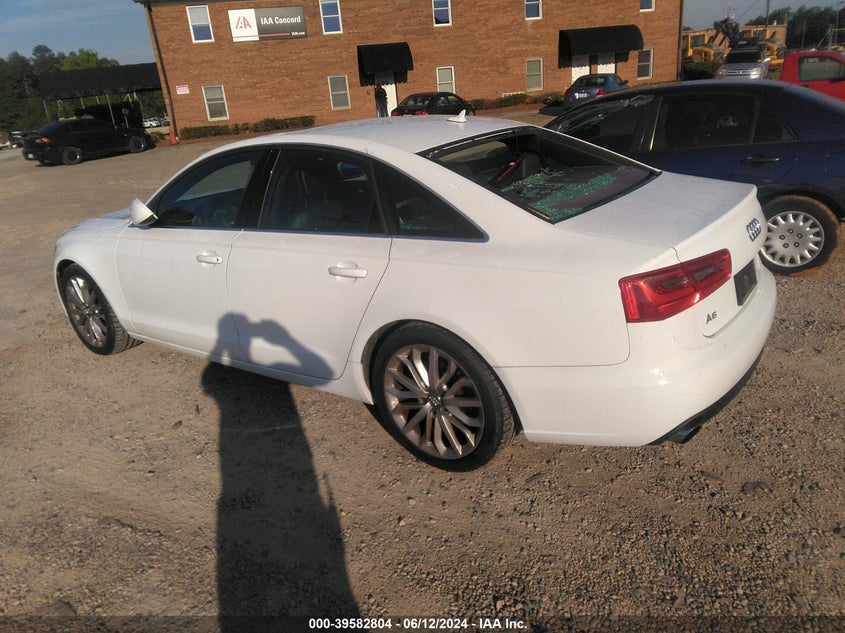 2013 Audi A6 2.0T Premium VIN: WAUCFAFC5DN152512 Lot: 39582804