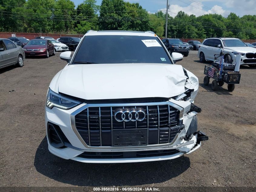 2023 Audi Q3 Premium Plus 45 Tfsi S Line Quattro Tiptronic VIN: WA1EECF38P1127295 Lot: 39582816