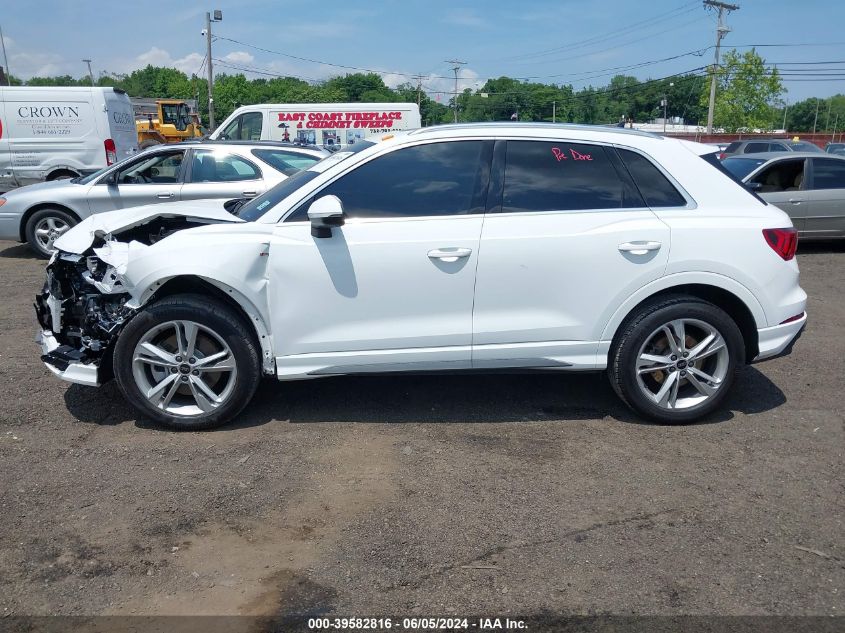 2023 Audi Q3 Premium Plus 45 Tfsi S Line Quattro Tiptronic VIN: WA1EECF38P1127295 Lot: 39582816