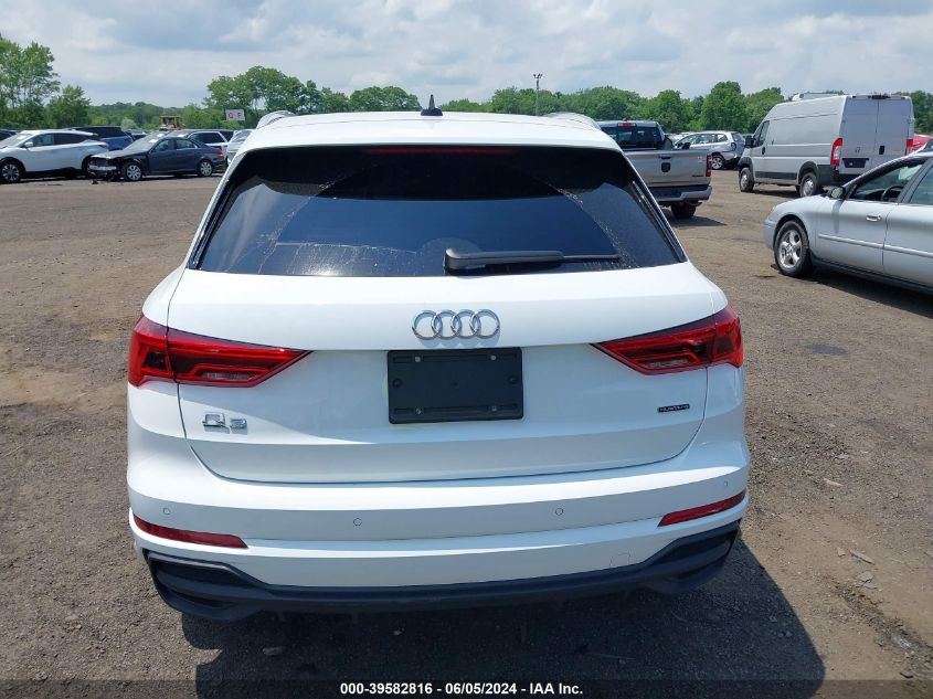 2023 Audi Q3 Premium Plus 45 Tfsi S Line Quattro Tiptronic VIN: WA1EECF38P1127295 Lot: 39582816